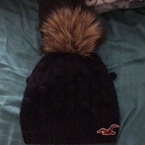 Navy Hollister beanie